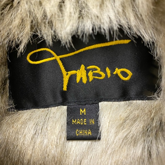 Fabio Faux Fur-Lined Denim Jacket Size Medium - Picture 2 of 5